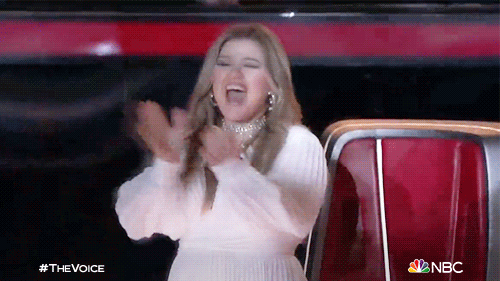 Kelly Clarkson So Happy Clapping GIF