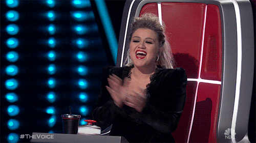 Kelly Clarkson Standing Ovation GIF