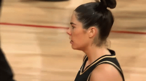 Kelsey Plum Biting Her Lower Lip GIF