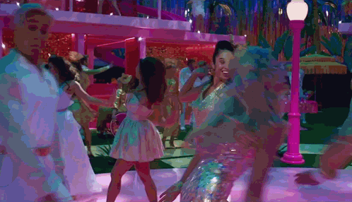Ken Beach And Barbie Disco Dancing GIF