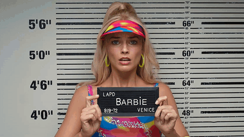 Ken Beach Barbie And Ken Mug Shots GIF