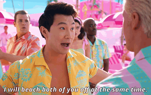 Ken Beach I'll Beach Both Of You Off GIF