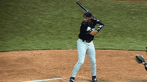 Ken Griffey Perfect Swing On Home Run Derby GIF