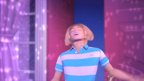 Ken Hilarious Hair Flip Meme GIF