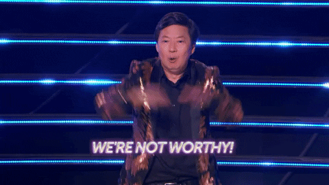 Ken Jeong Saying We Are Not Worthy GIF