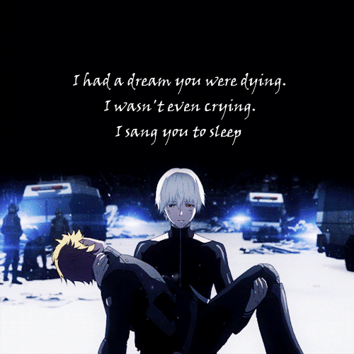 Ken Kaneki Carrying A Body GIF