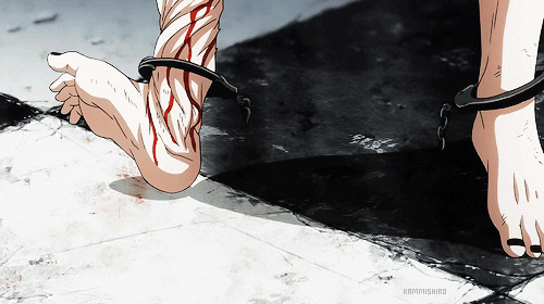 Ken Kaneki Chained Feet GIF