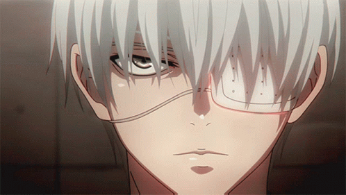 Ken Kaneki Lightning Red Eye GIF