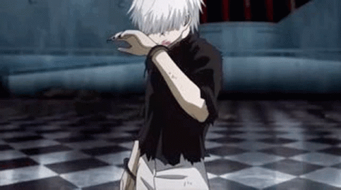 Ken Kaneki Wiping His Mouth GIF