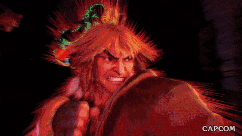 Ken Masters Streetfighter Hurricane Kick GIF