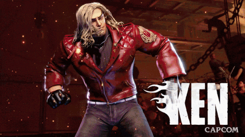 Ken Masters Streetfighter Video Game GIF