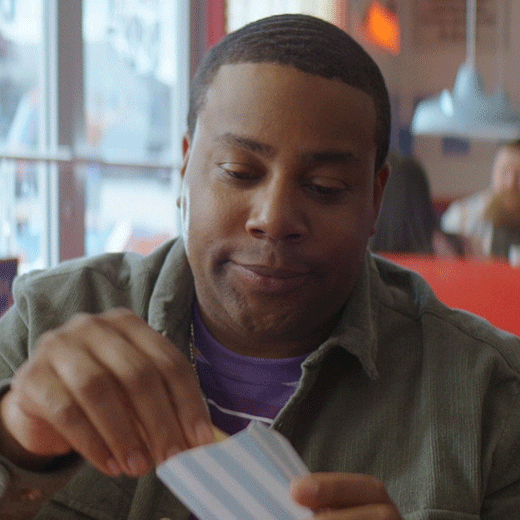 Kenan Thompson Chewing French Fries GIF