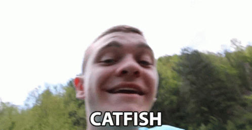 Kendall Gray Saying Catfish GIF