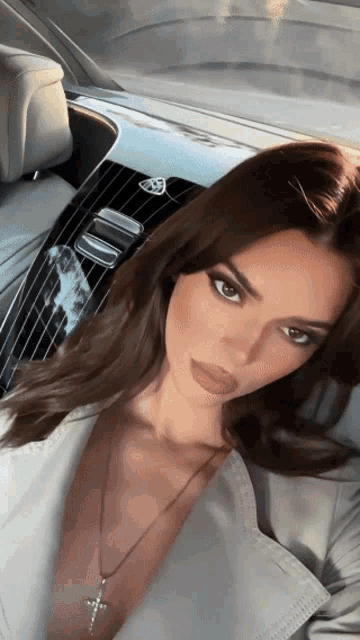 Kendall Jenner Seductive Look Gif GIF