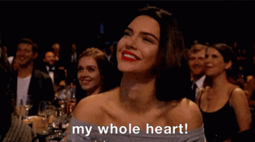 Kendall Jenner So Full My Whole Heart GIF