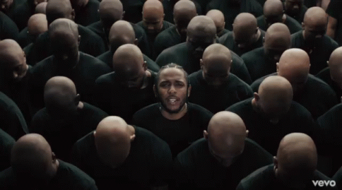Kendrick Lamar Between Plenty Bald Headed Man GIF