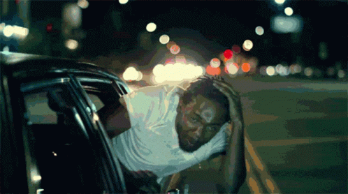 Kendrick Lamar Dancing While Head Out The Window GIF