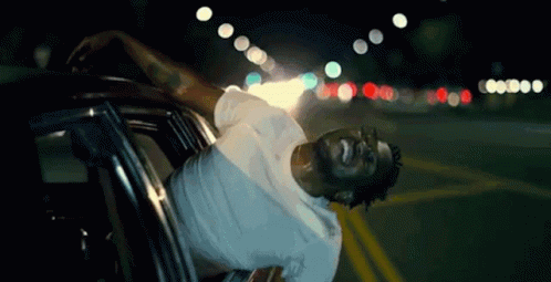 Kendrick Lamar Head Out The Car Window GIF
