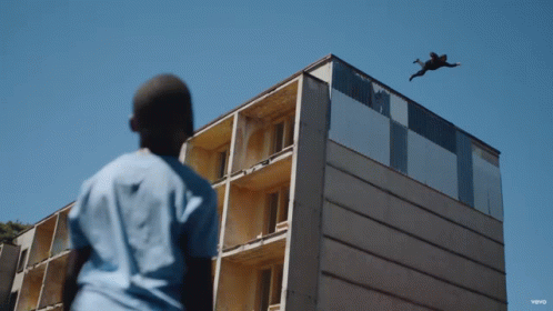 Kendrick Lamar Jump The From Rooftop GIF