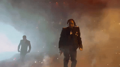 Kendrick Lamar Performing On Stage GIF
