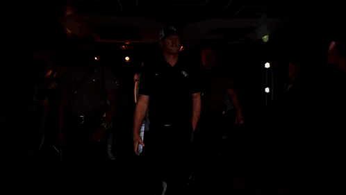 Kenneth G. Dixon Athletics Walking Out of Tunnel With Team