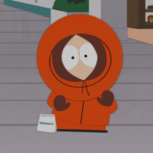 Kenny Holding Walstien's Bag