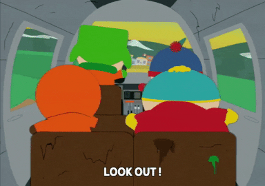 Kenny Mccormick Car Mishap Look Out GIF
