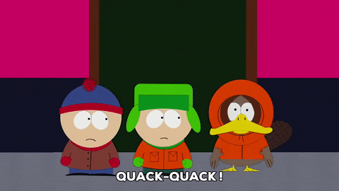 Kenny Mccormick Duckface South Park GIF