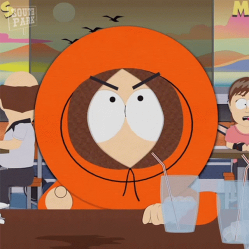 Kenny Mccormick Infuriated Slamming Table GIF