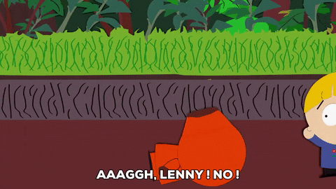 Kenny Mccormick Passing Out South Park GIF