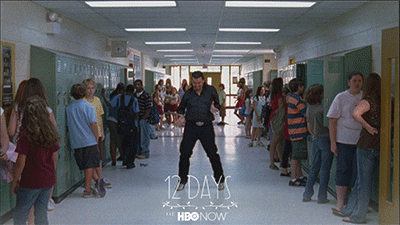 Kenny Powers Dancing In Hallway GIF