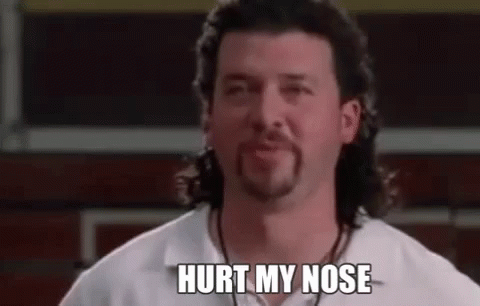 Kenny Powers Hurt My Nose GIF