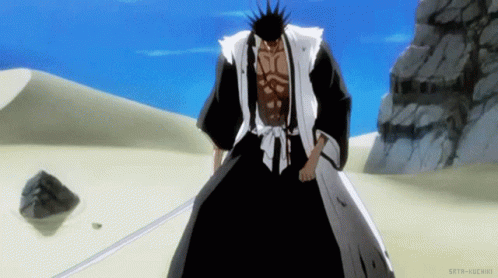 Kenpachi Zaraki Smirk GIF