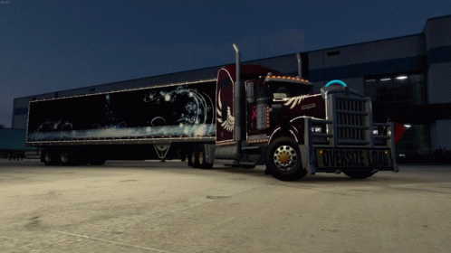 Kenworth Semi Truck Parked in Front of Building