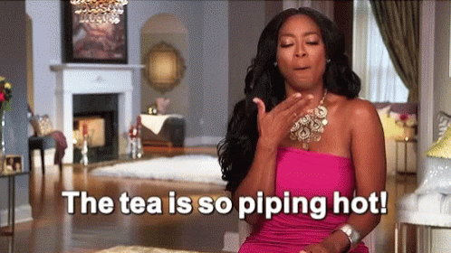 Kenya Moore The Tea Is So Piping Hot GIF