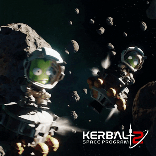 Kerbal Space Program 2 Flying Kerbals GIF