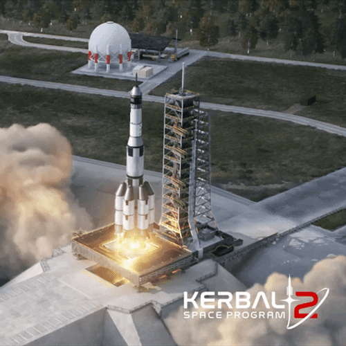 Kerbal Space Program 2 Launch Spaceship GIF