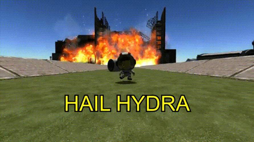 Kerbal Space Program Fire Hail Hydra GIF