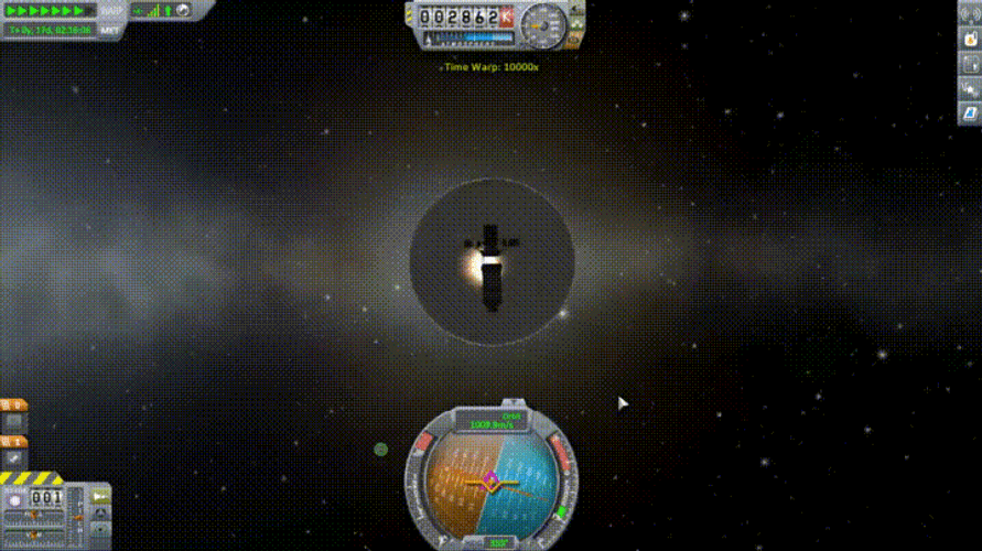Kerbal Space Program Keostationary Satellite GIF