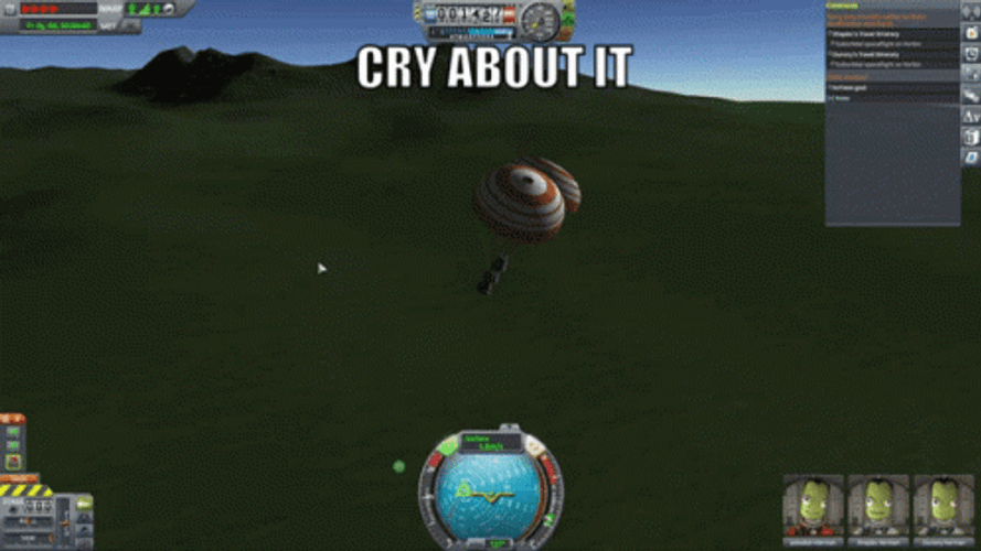 Kerbal Space Program Meme Fail Crash GIF