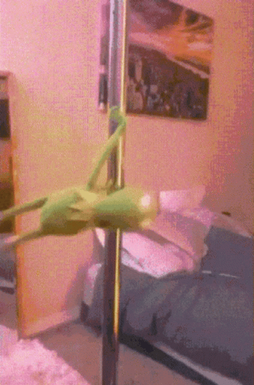 Kermit Dancing 329 X 498 Gif GIF