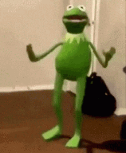 Kermit Dancing 410 X 498 Gif GIF