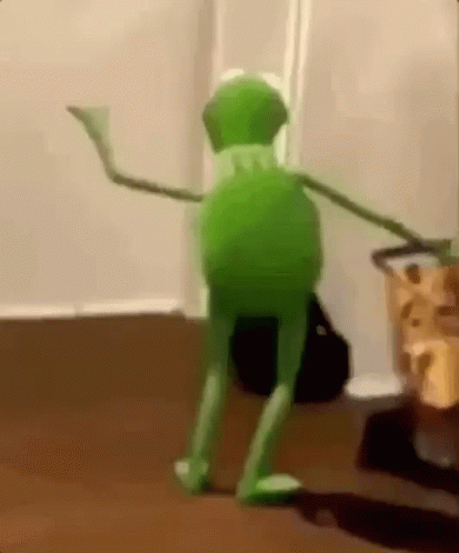 Kermit Dancing 413 X 498 Gif GIF