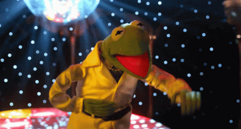 Kermit Dancing The Muffets GIF