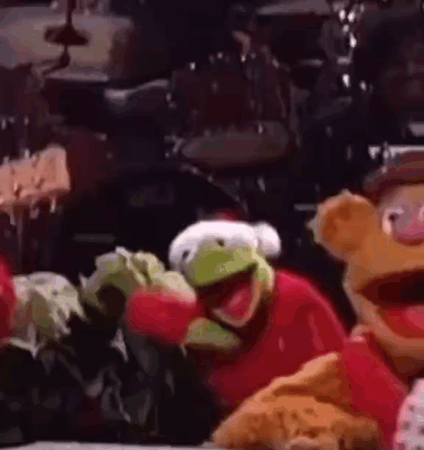 Kermit Dancing Headbang GIF