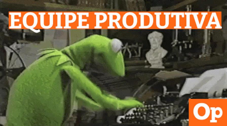 Kermit Fast Typing Productivity GIF