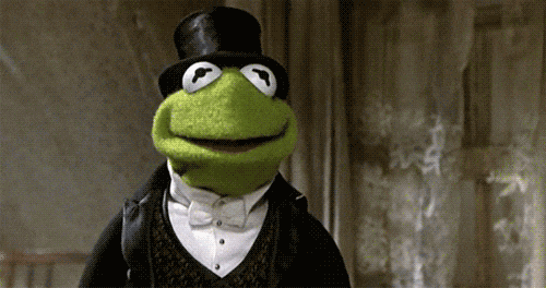 Kermit Fine Gentleman Black Suit Meme GIF