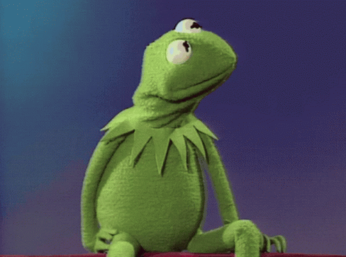 Kermit Frog Vampire Teeth GIF