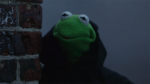 Kermit It's Not Easy Being Mean GIF