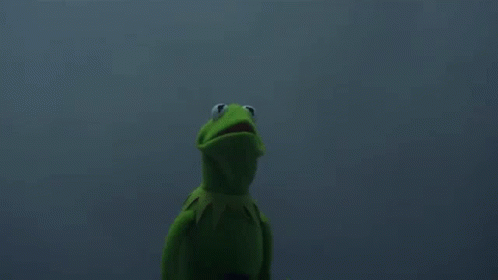 Kermit Meeting Yoda Dark Night Meme GIF